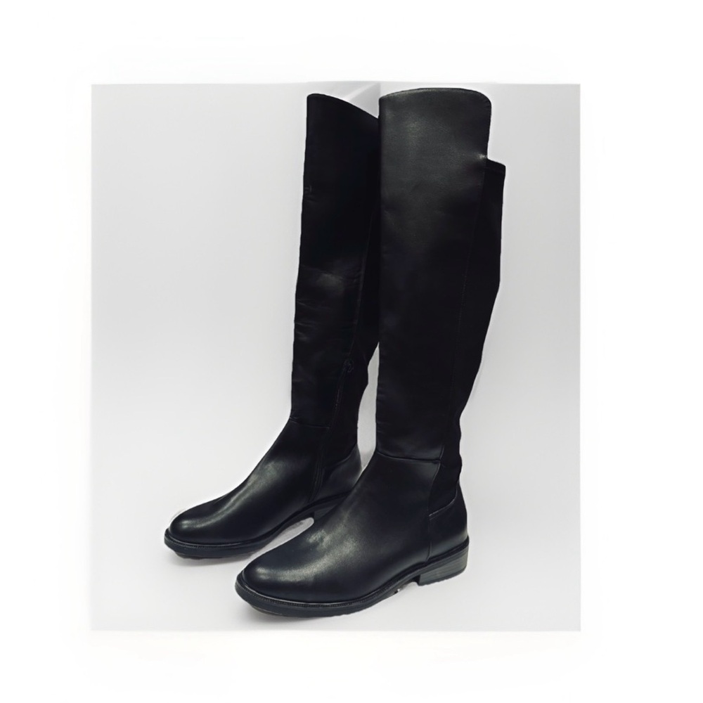 a new day Womens Knee-High Tall Black Boots Size 11 New!